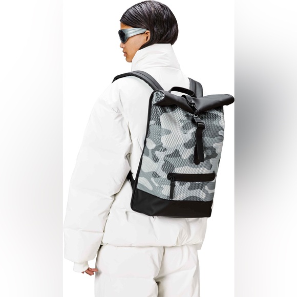 Rains Rolltop Rucksack Waterproof Backpack - Picture 1 of 6
